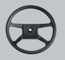 STEERING WHEEL 4 SPOKE  Black 342mm